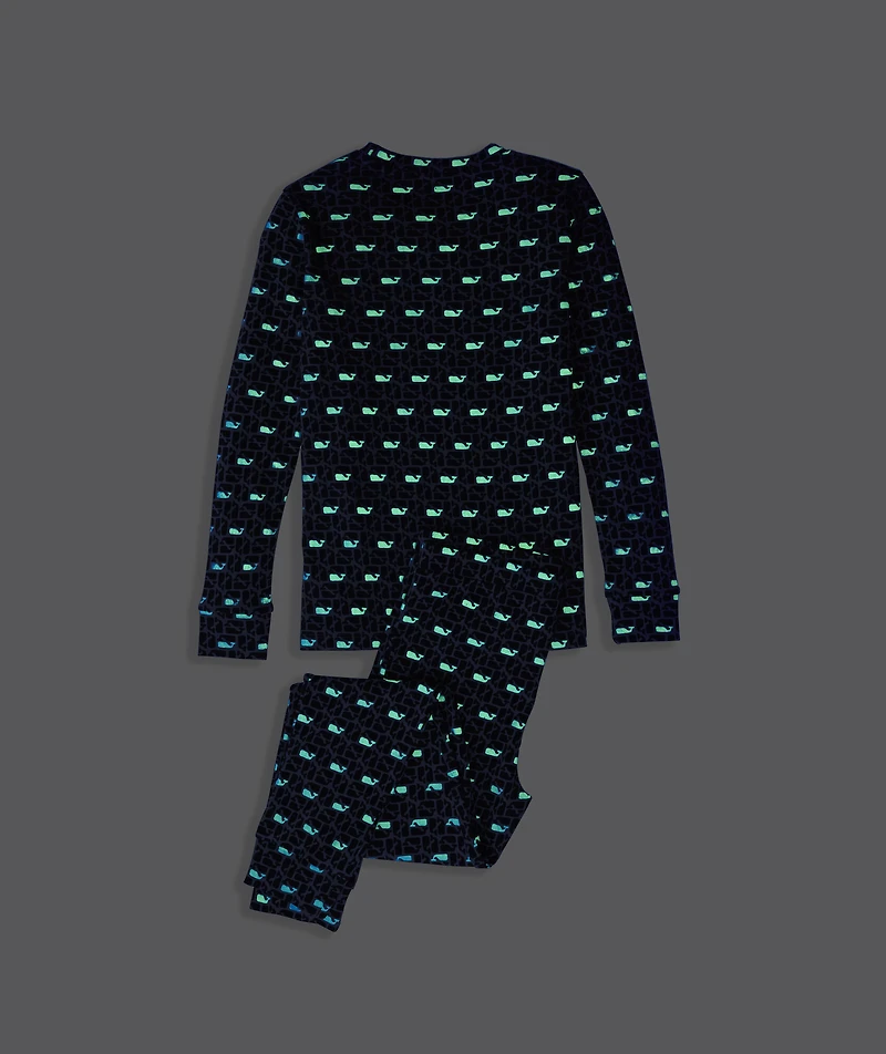 Kids' Glow-In-The-Dark Pajama Set