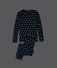 Kids' Glow-In-The-Dark Pajama Set