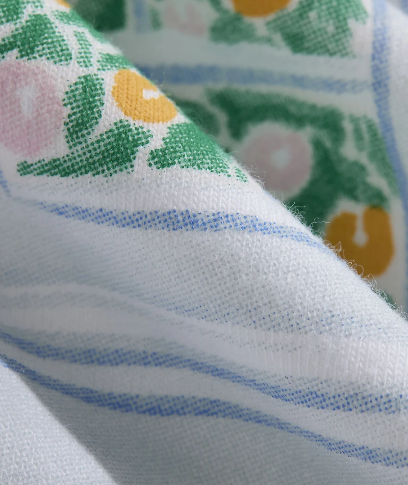 Women's Snowy Christmas Window Long-Sleeve Pocket Tee