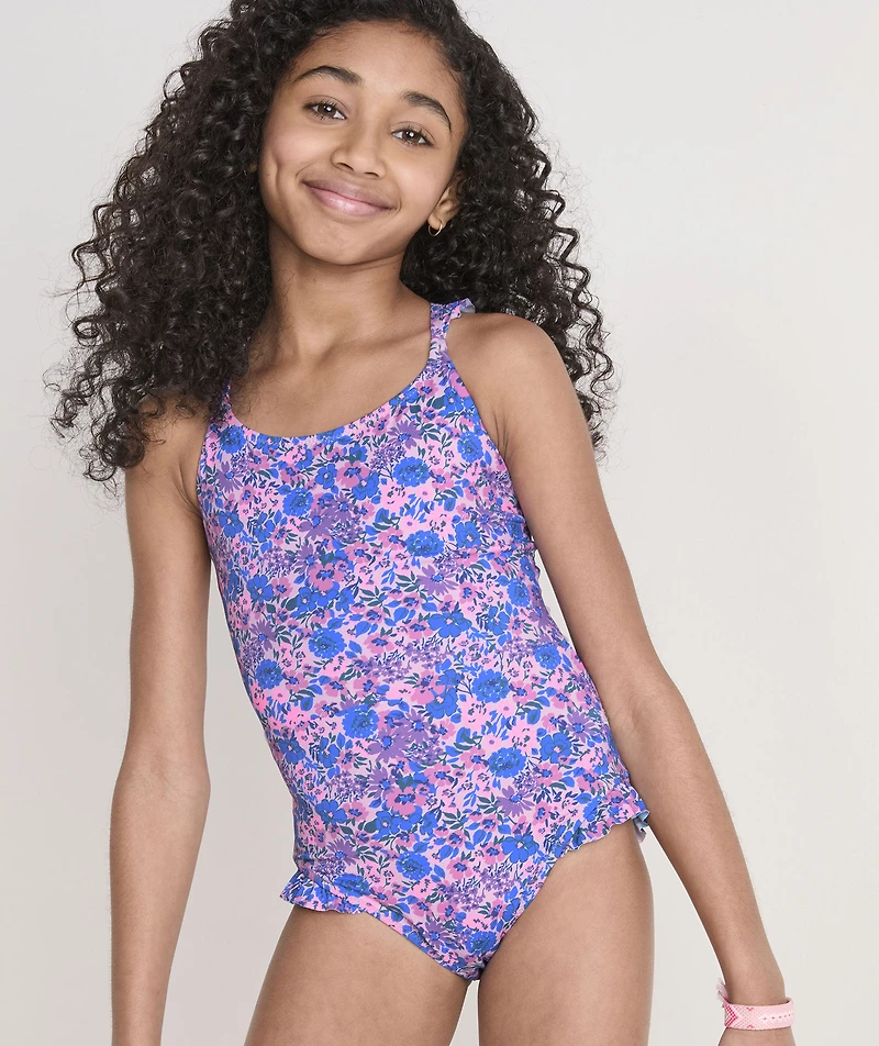 Girls' Ruffle One-Piece