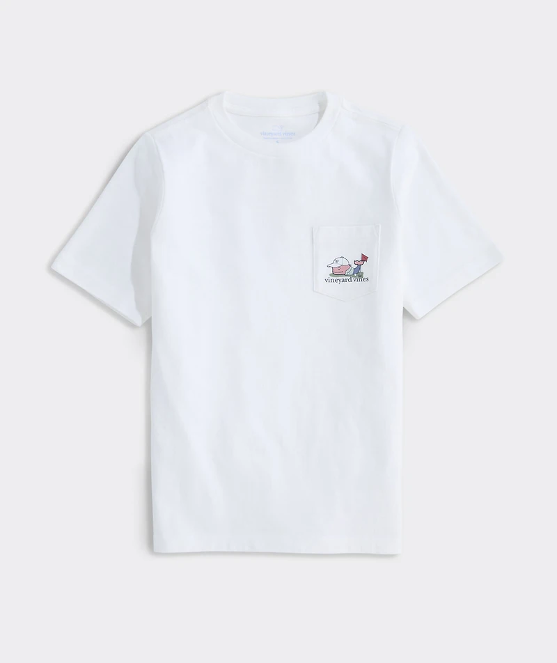 Boys' Golfer Whale Short-Sleeve Pocket Tee