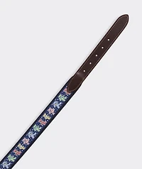 Grateful Dead x vineyard vines Dancing Bears Canvas Club Belt
