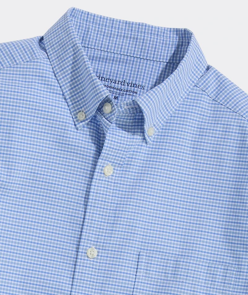 Tradewind Check Performance Cotton Shirt