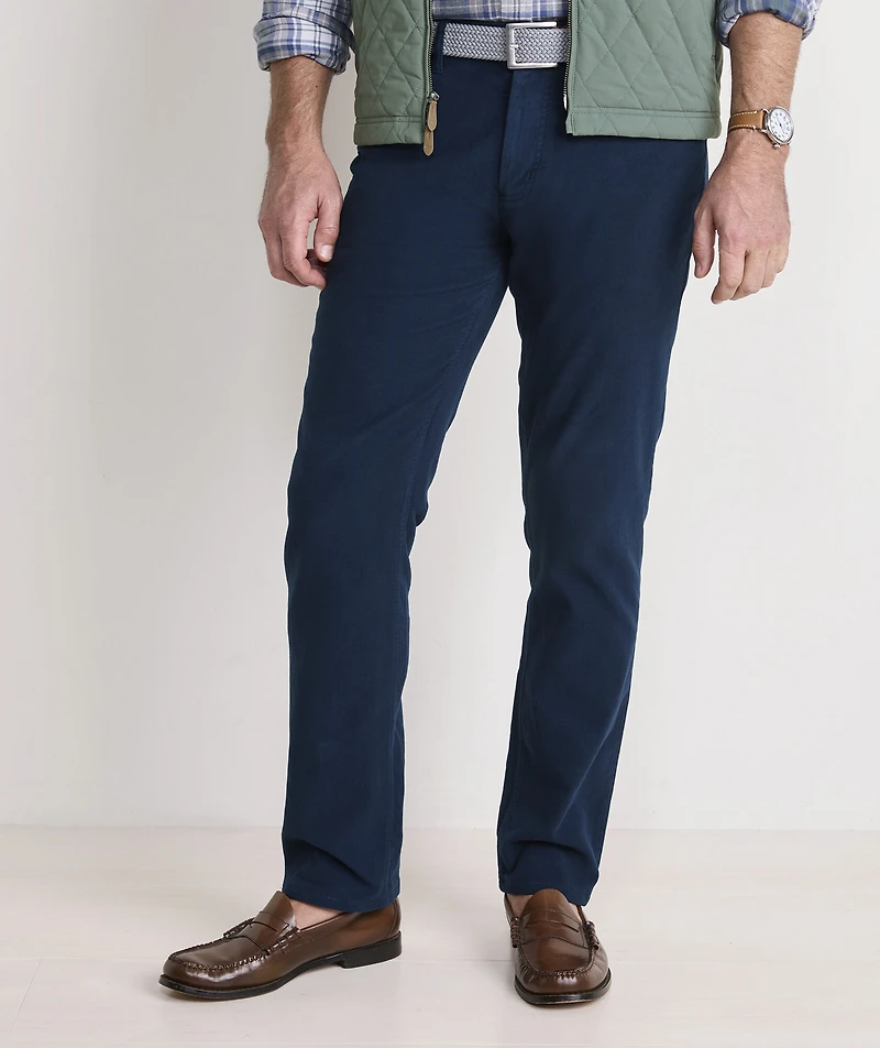 Brushed Cotton 5-Pocket Pants