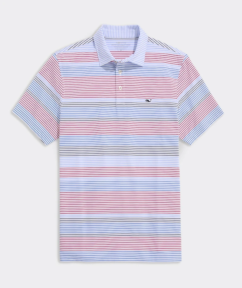 Harborview Engineer Stripe Sankaty Performance Polo