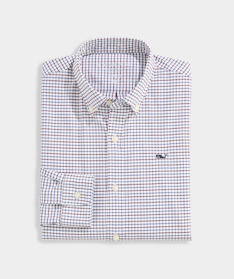 Boys' Performance Cotton Wauwinet Tattersall Shirt