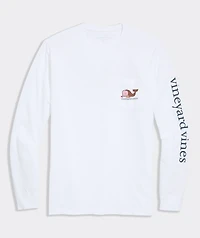 Whale Cornucopia Long-Sleeve Pocket Tee