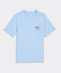 Boys' Americana Golf Flag Short-Sleeve Pocket Tee