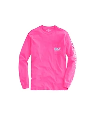 OUTLET Girls' Penguin & Whales Whale Long-Sleeve Pocket Tee