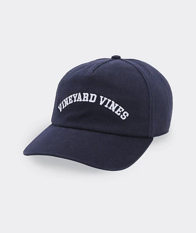 vineyard vines High Profile Arched Logo 5-Panel Hat