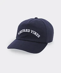 vineyard vines High Profile Arched Logo 5-Panel Hat