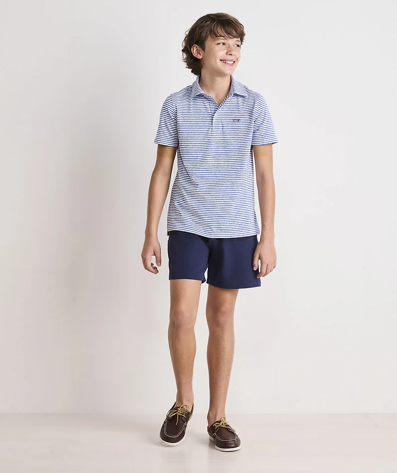Boys' USA Whale Winstead Sankaty Polo