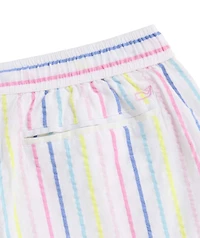 OUTLET Women's Seersucker Stripe Pull-On Shorts