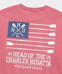 Head Of The Charles® Rowing Flag Long-Sleeve Pocket Tee