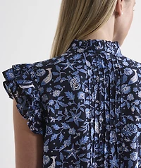 Adare Pintuck Top