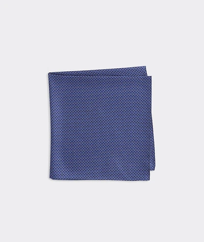 Micro Whales Silk Pocket Square
