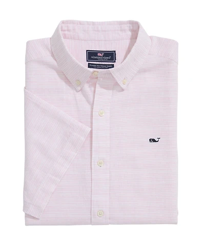 OUTLET Short-Sleeve Stripe Shirt