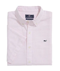 OUTLET Short-Sleeve Stripe Shirt
