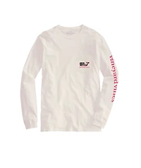 OUTLET Flower Field Whale Long-Sleeve Pocket Tee