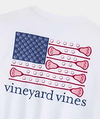 USA Lacrosse Flag Short-Sleeve Pocket Tee