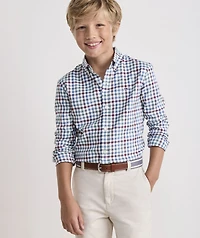 Boys' Monomoy Tattersall Oxford Shirt