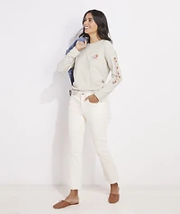 Women's Thanksgiving Icons Long-Sleeve Pocket Tee