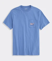 USA Lax Whale Short-Sleeve Pocket Tee