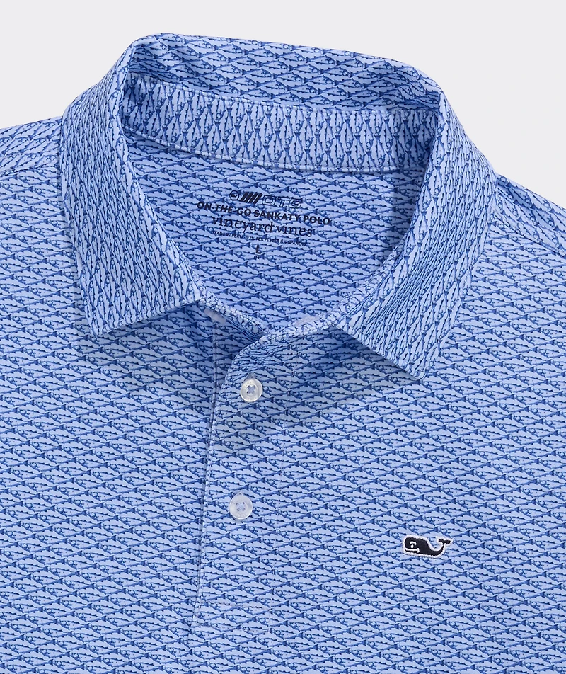 Boys' Printed Sankaty Performance Polo