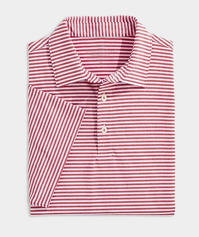 Men's Custom Heathered Winstead Stripe Sankaty Polo