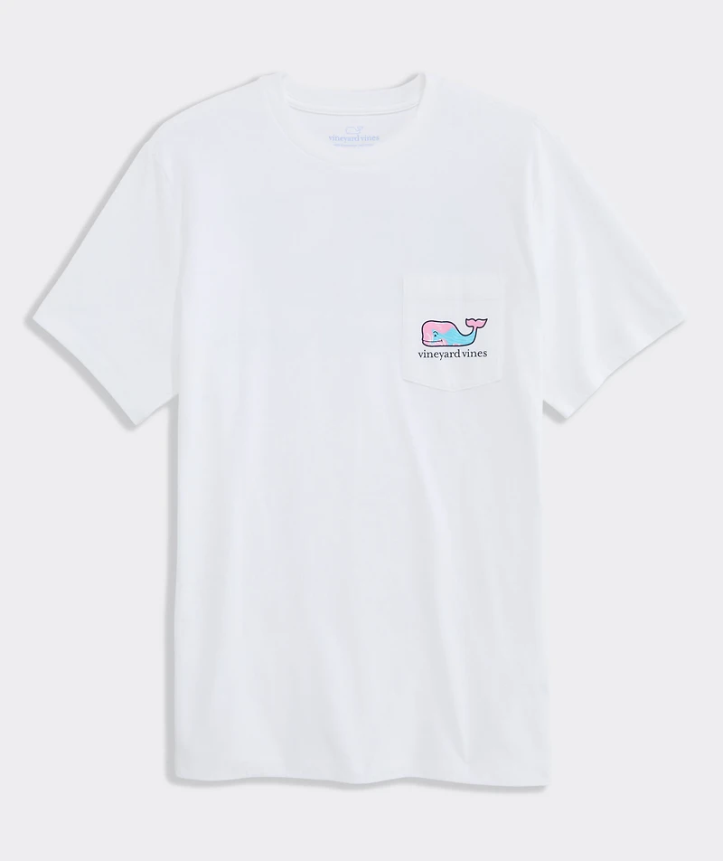 Rippled Fish Whale Short-Sleeve Pocket Tee