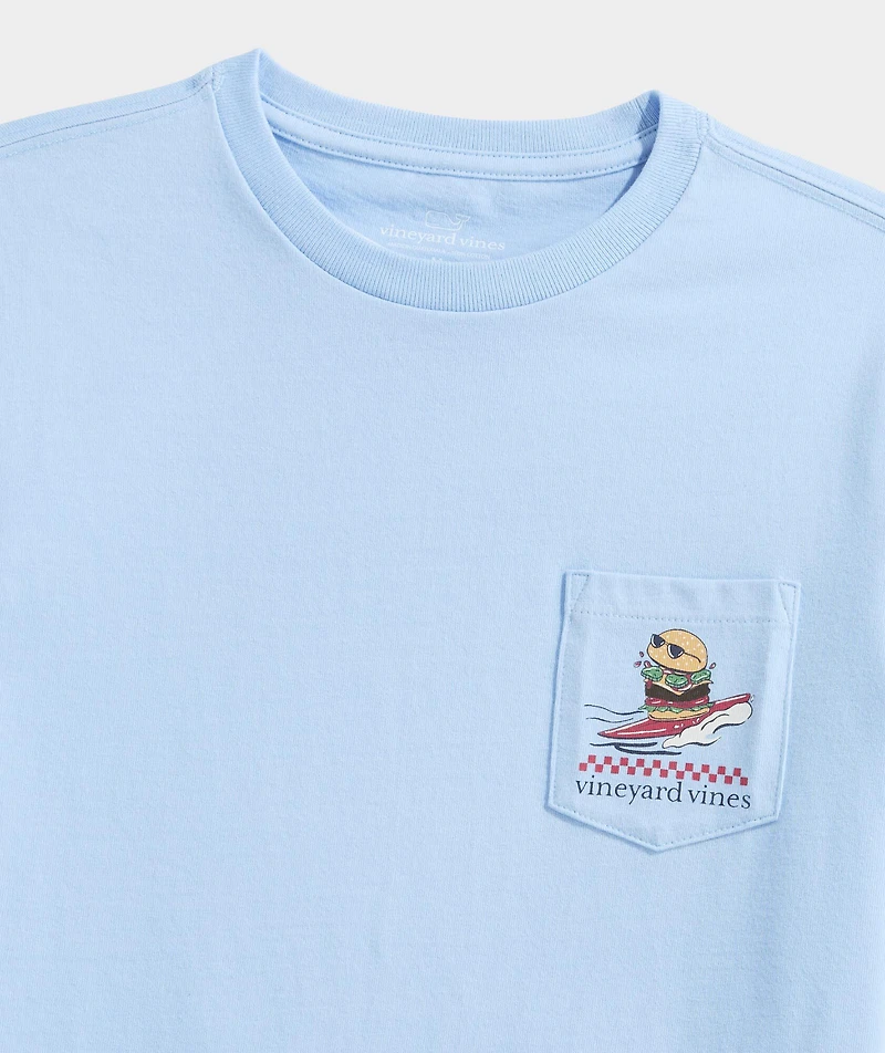 Boys' Surfin' Burger Short-Sleeve Pocket Tee