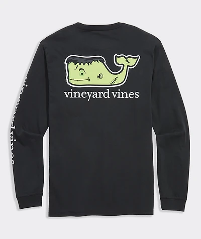 Franken-Whale Long-Sleeve Pocket Tee