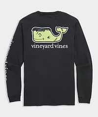 Franken-Whale Long-Sleeve Pocket Tee
