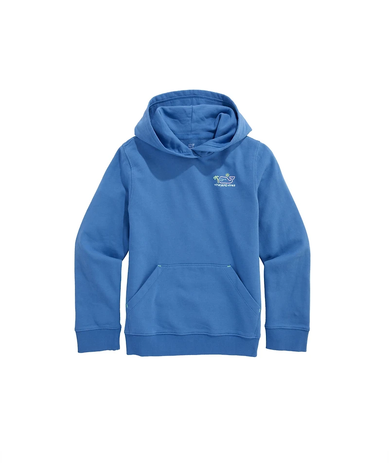 OUTLET Boys’ Good Vibes Whale Sunwashed Hoodie