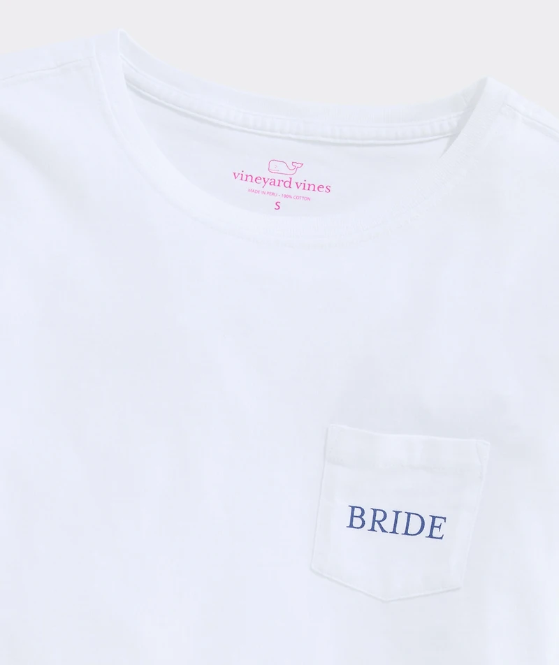 Bride Long-Sleeve Pocket Tee
