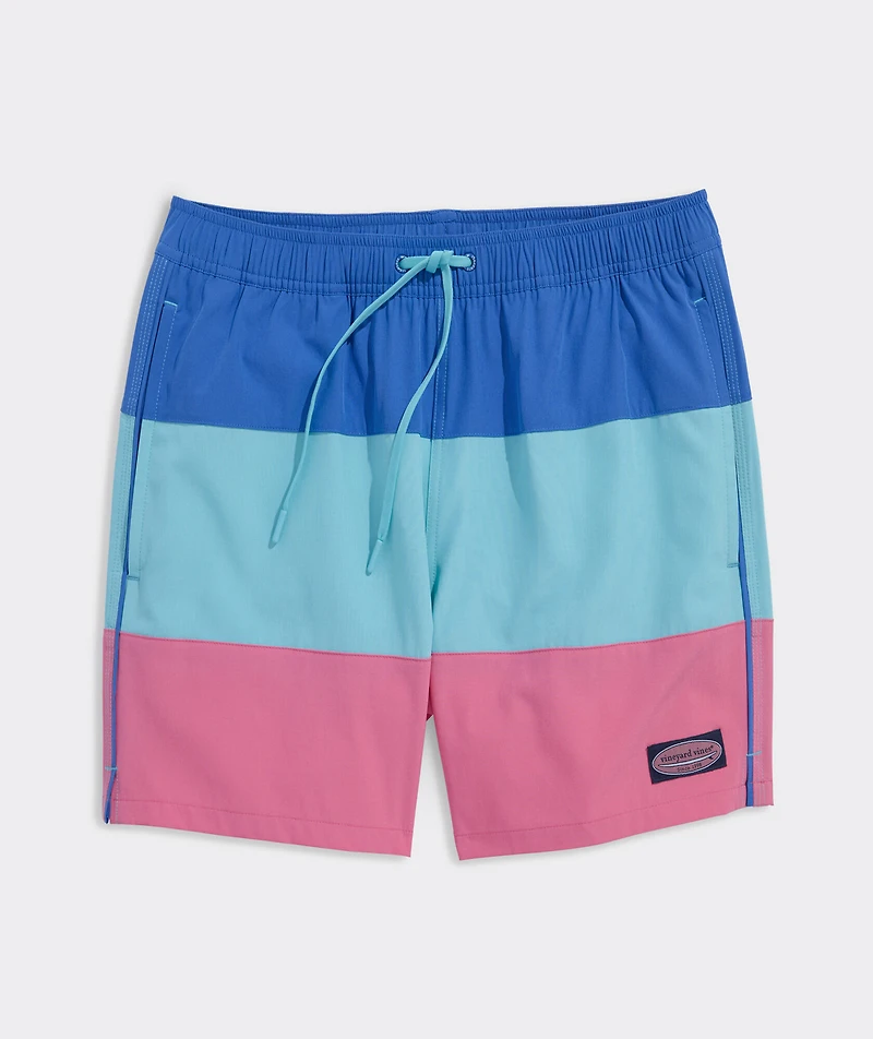 5 Inch Colorblock Chappy Swim Trunks