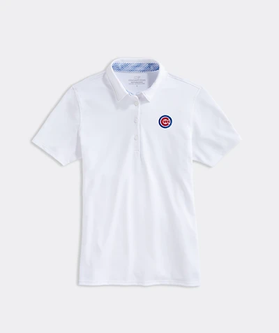 Women's Chicago Cubs Pique Polo