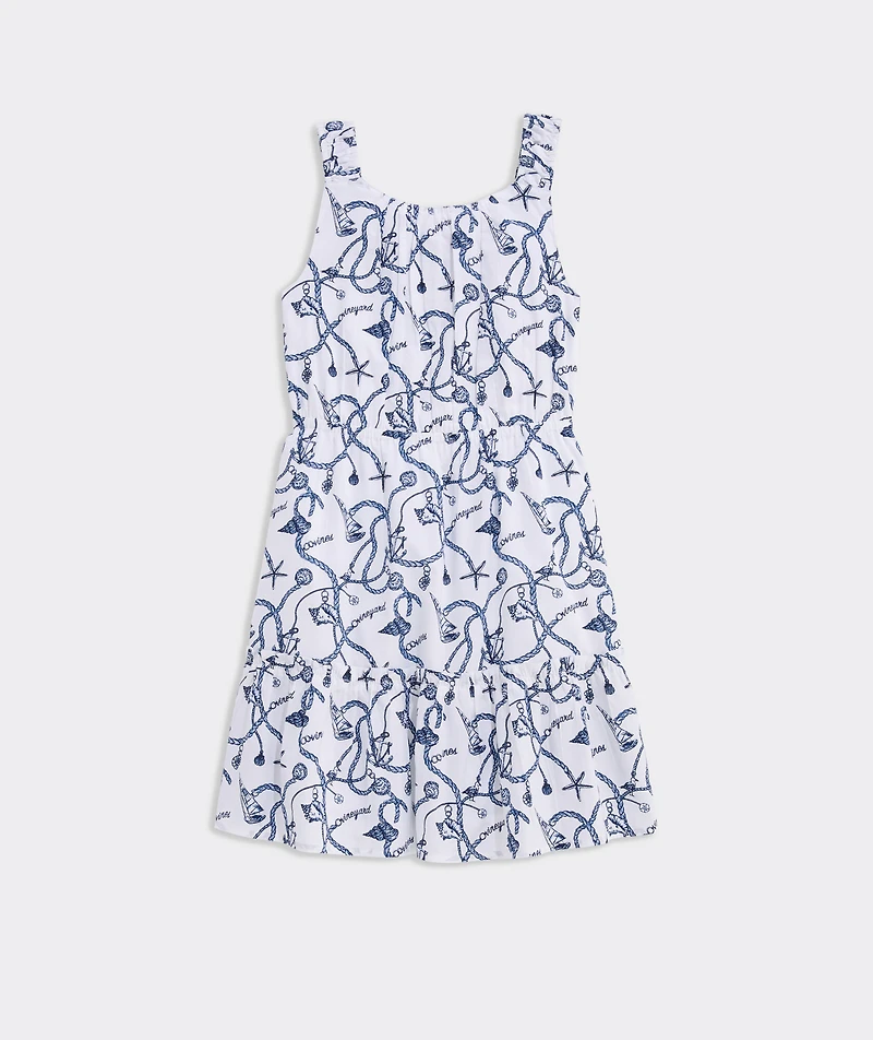 OUTLET Girls' Rope Toile Keyhole Dress