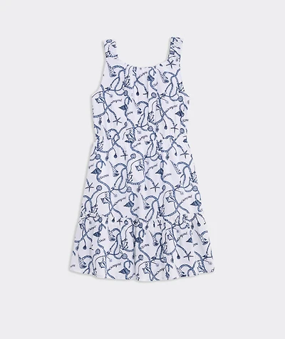 OUTLET Girls' Rope Toile Keyhole Dress