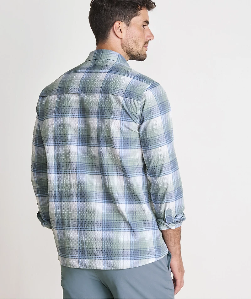 Hyline Plaid Performance Harbor Shirt