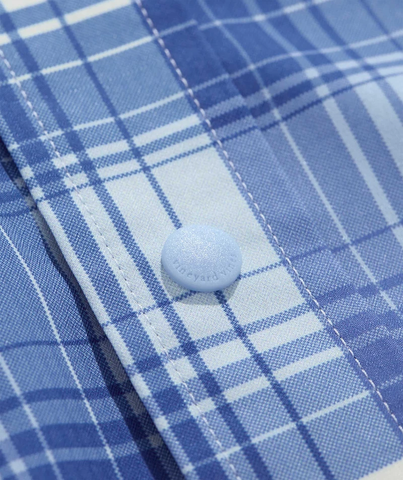 Lightweight Performance Harbor Plaid Shirt