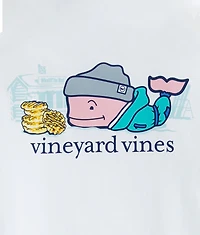 Kids' Ski Waffle Whale Long-Sleeve Pocket Tee