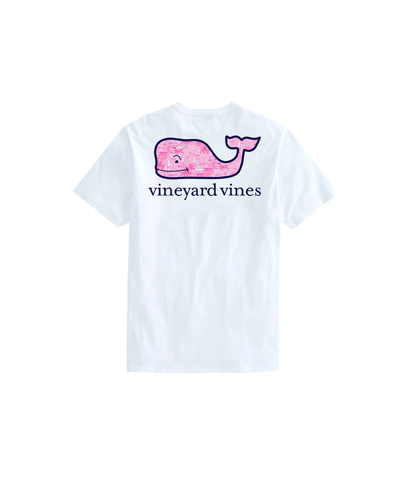 OUTLET Bermuda Scene Whale Short-Sleeve Pocket Tee
