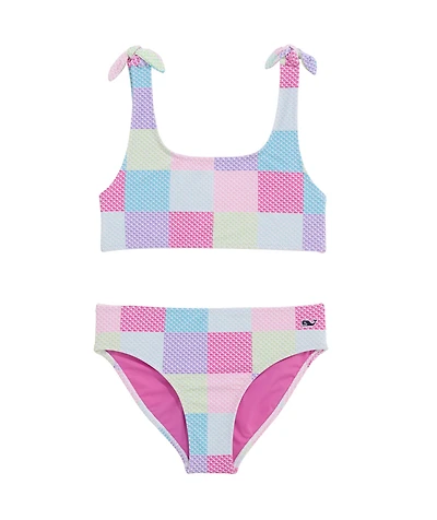 OUTLET Girls' Printed Tie-Shoulder Bikini