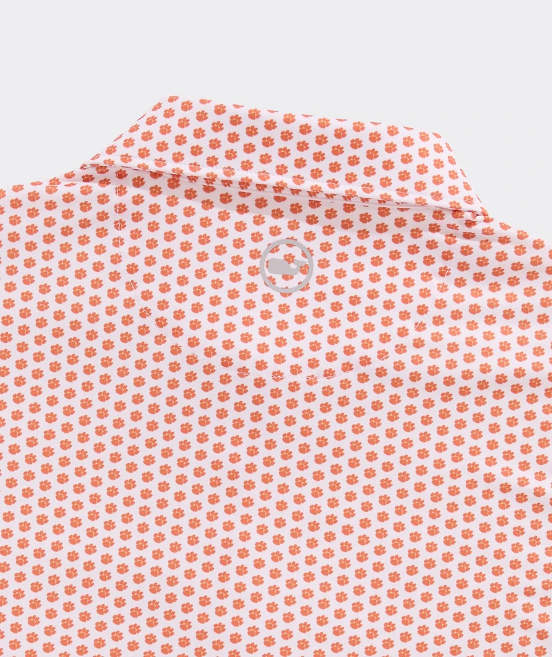 Clemson University Men's Printed Sankaty Polo
