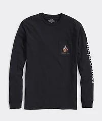 Headless Horseman Whale Long-Sleeve Pocket Tee