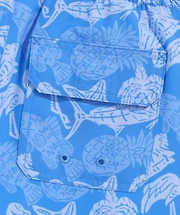 OUTLET Boys' Printed Chappy Swim Trunks