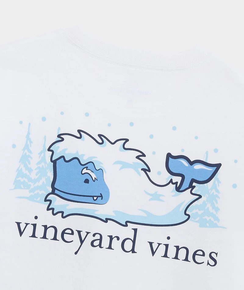 Boys Yeti Whale Long-Sleeve Pocket Tee