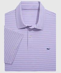 OUTLET Boys' Stripe Performance Polo