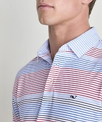 Harborview Engineer Stripe Sankaty Performance Polo